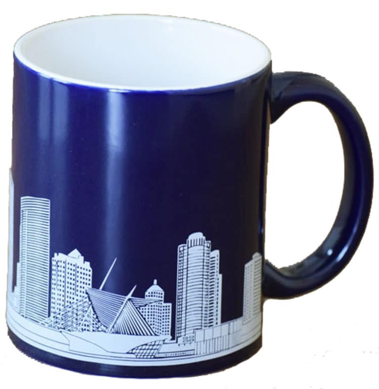 Konkada Coffee Mug Blue - Historic Milwaukee, Inc.