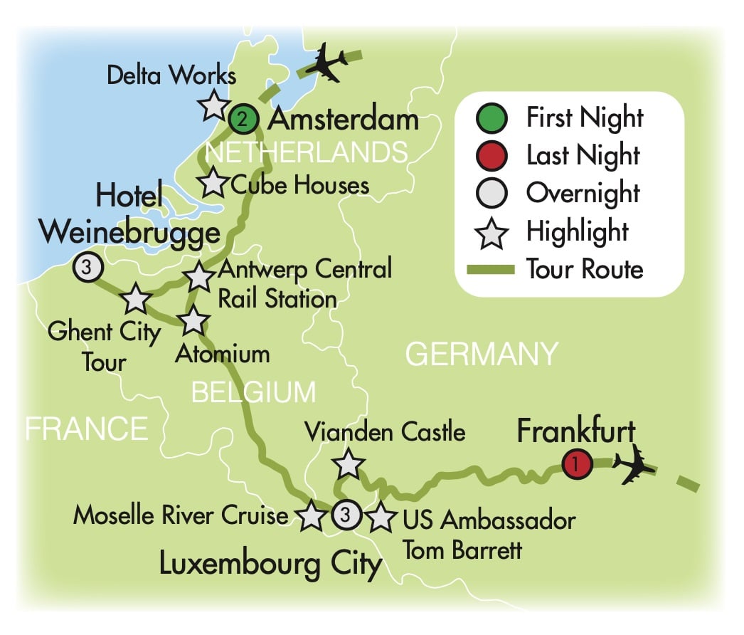 Benelux-Map